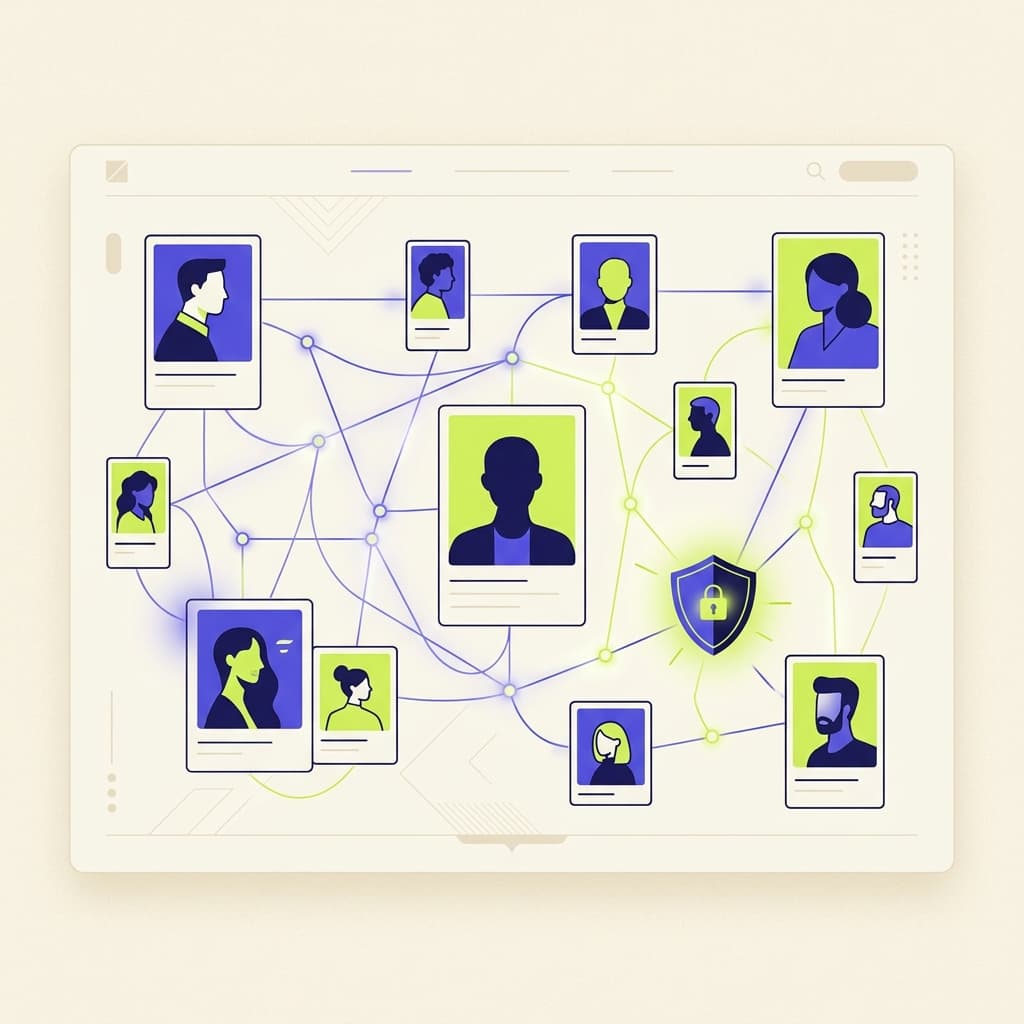 A web novel reader interface showing a spoiler-shielded character network